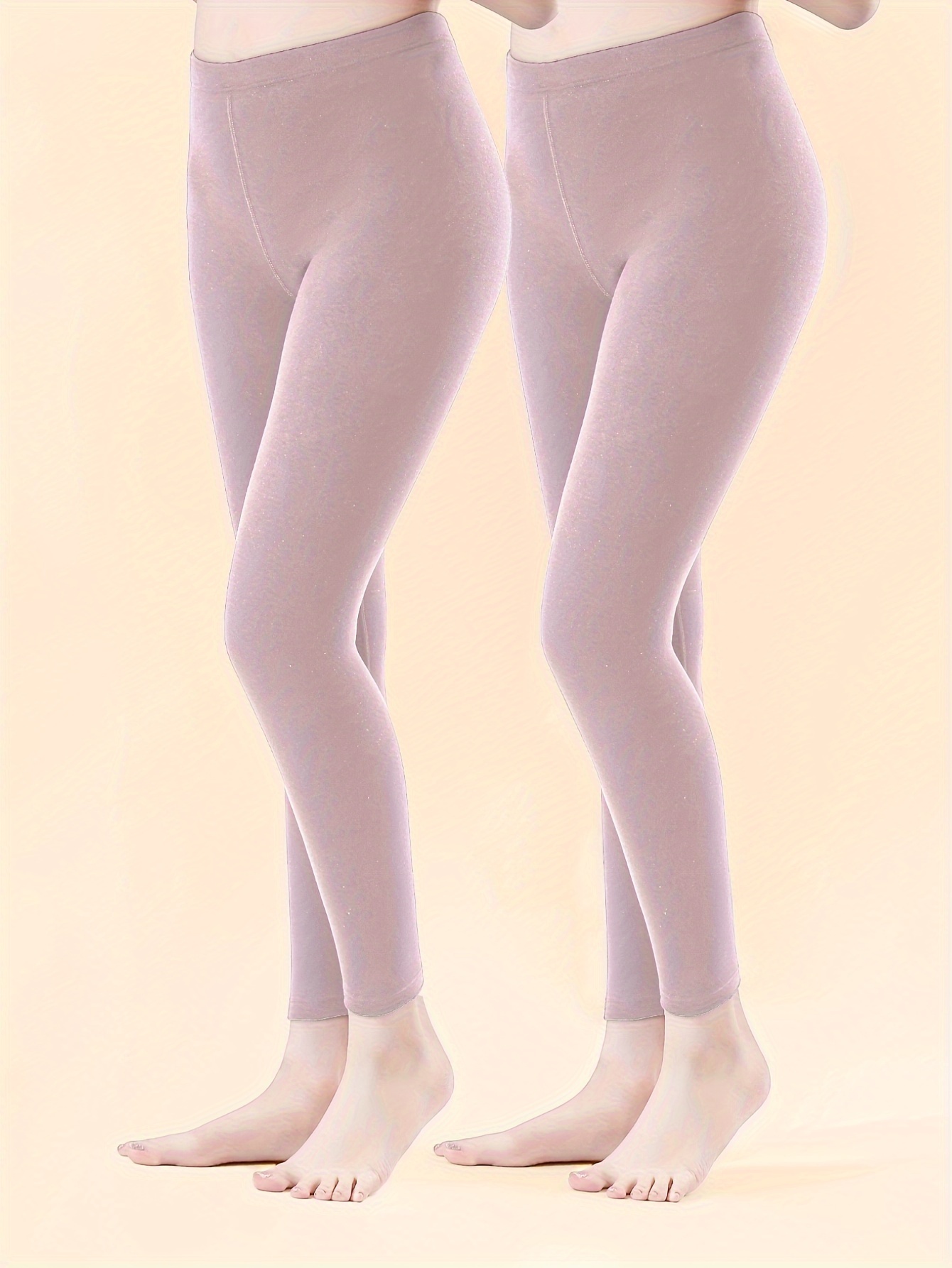 Plush Thermal Pants, Soft & Comfy Slim Elastic Tights For Winter, Women's  Lingerie & Sleepwear