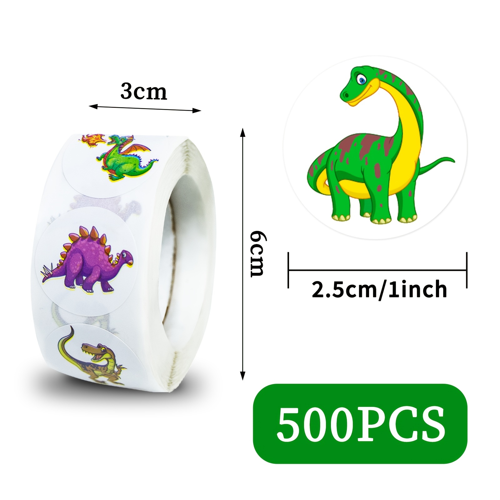 500 pcs Reward Stickers for Kids Animal Designs 1 Inch Motivational Stickers  Teacher Supplies for Classroom Preschool 