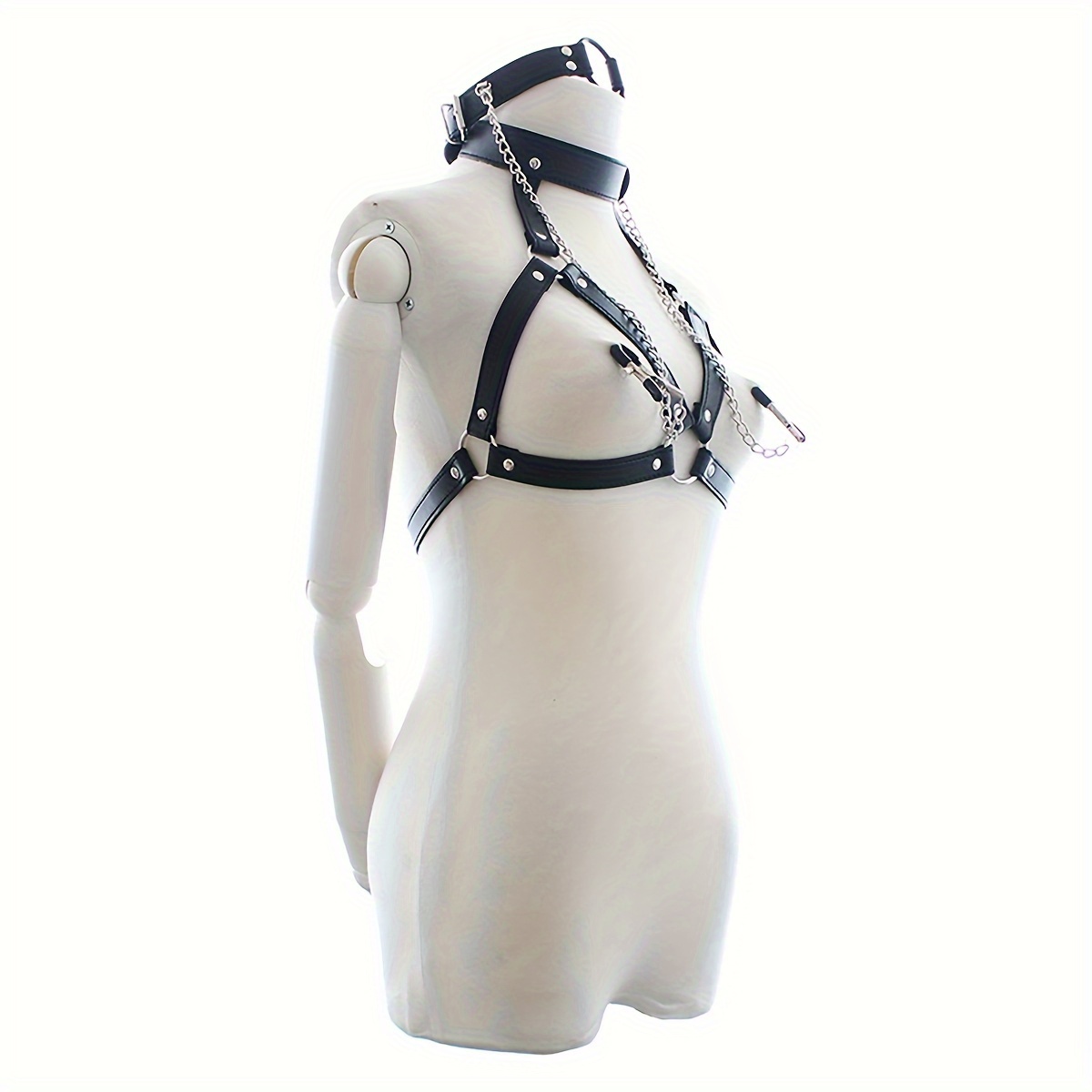 Leather Harness Sexy Open Bra Top,BDSM Restraints Strap,Women Breast  Bondage,Sex Toys for Couples (Color : 8 BDSM Bra) : : Clothing,  Shoes & Accessories