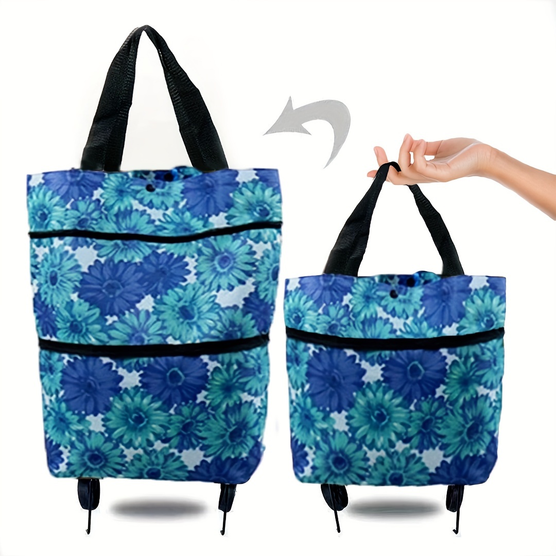 Borsa Della Spesa Pieghevole Impermeabile - Shopping Bag Riutilizzabile Grande Capacità - 4