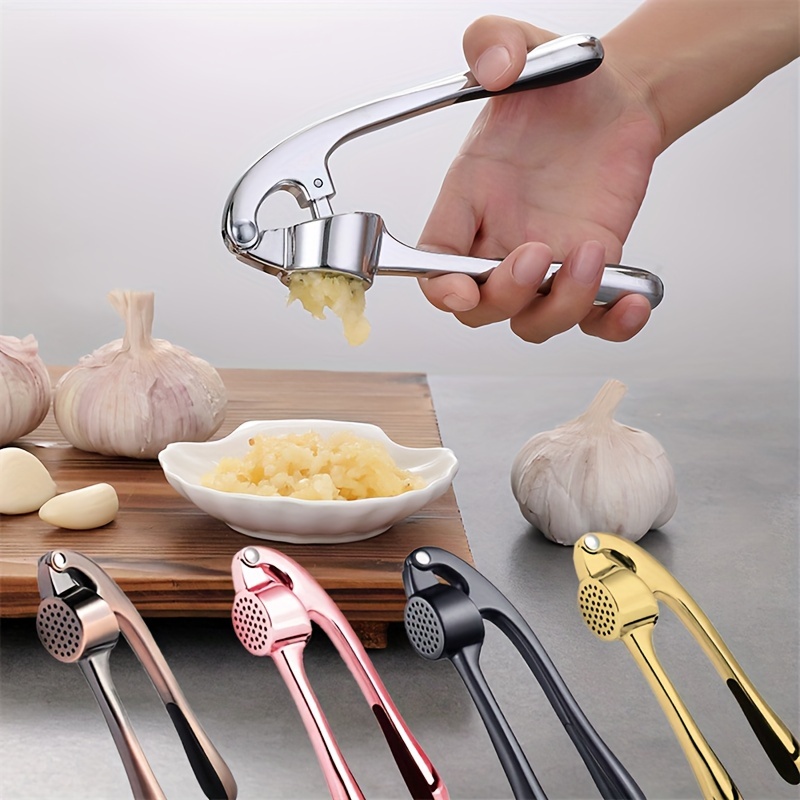 1pc Kitchen Garlic Press Multi-functional Onion Dicer, Mincer