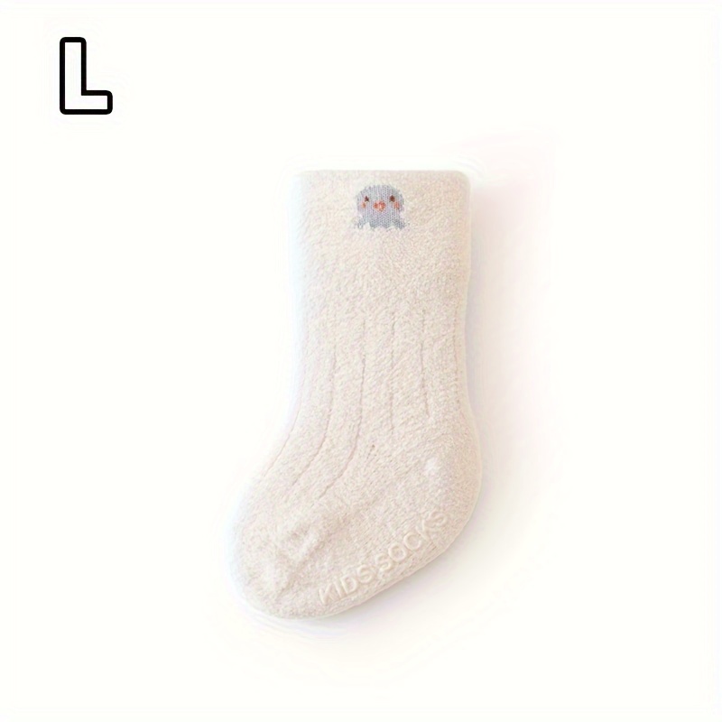 Baby Boy's Non-slip Winter Plush Sleep Socks