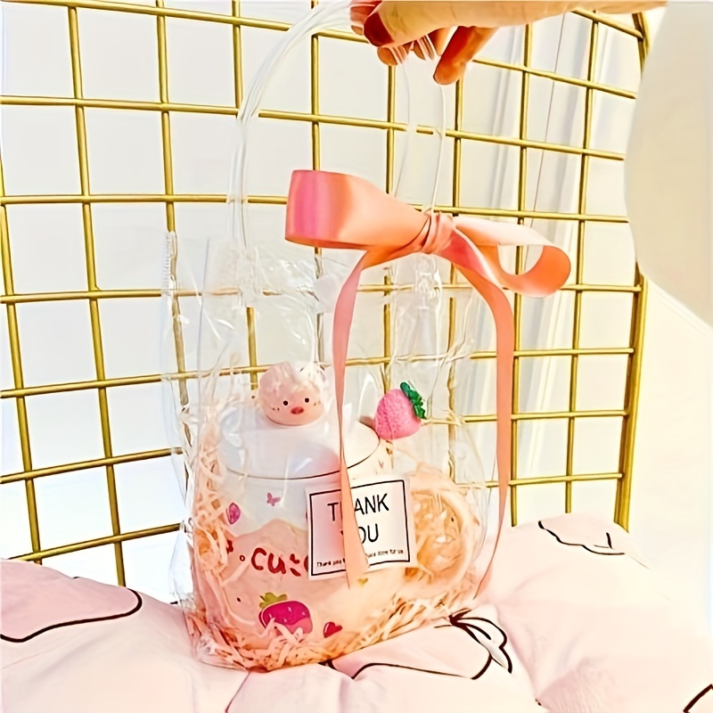 Large Vertical Transparent Pvc Tote Bag Christmas Halloween Birthday Candy  Petal Gift Bag Pvc Jelly Cosmetics Tote Bag, Small Business Supplies,  Cheapest Items Available, Clearance Sale, Shopping Bag, Party Bag, Party  Gift