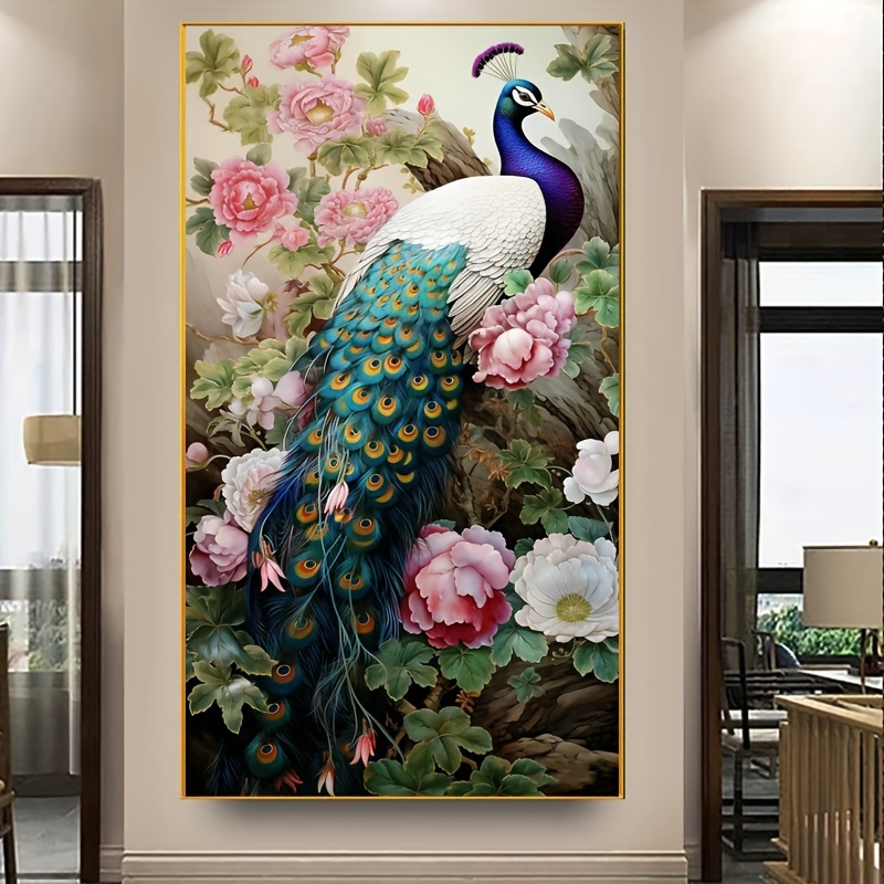 Full Diamond Painting DIY Peacock Painting Home Decoration Wall