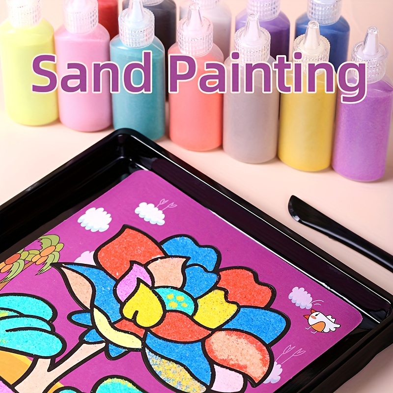 Sand Painting Set For Kids Baby Diy Handmade Creative - Temu