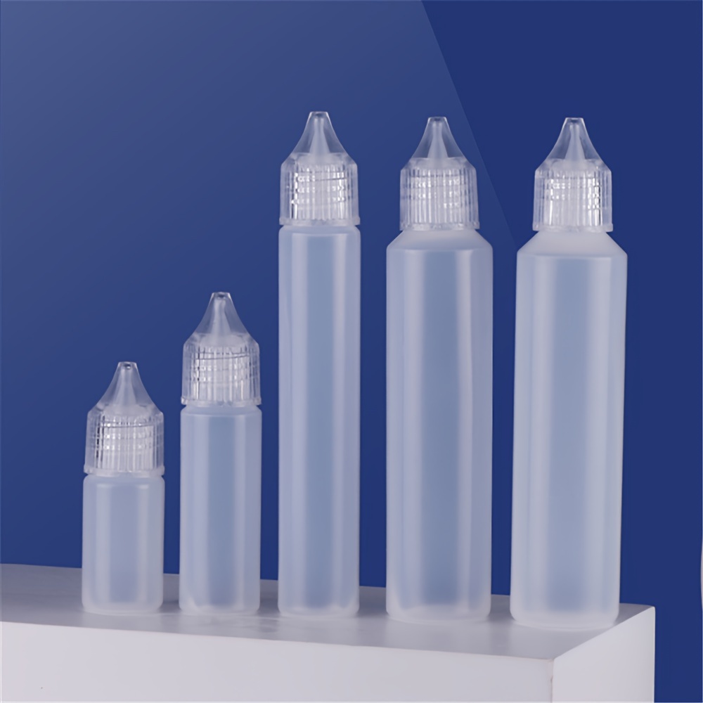 30X Plastic Needle Tip Drip Dropper Bottle for storing any kind of liquid  30 ml