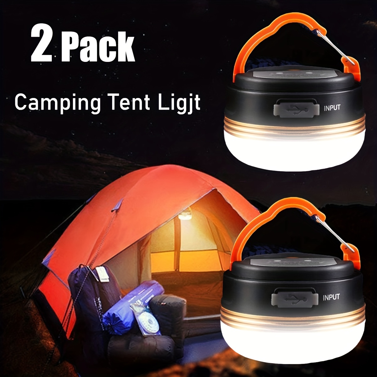 Portable 3led Outdoor Hanging Light Perfect For Camping - Temu