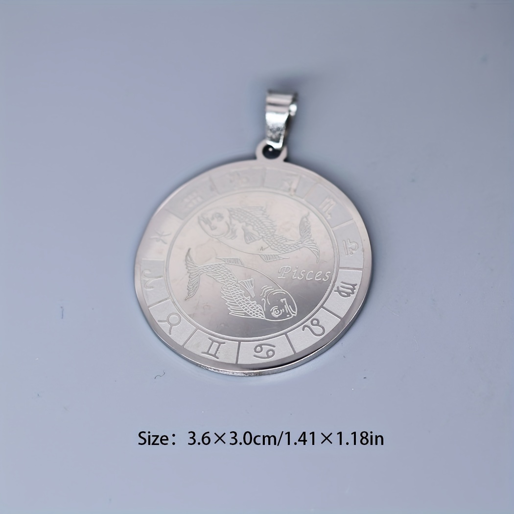 Zodiac Fish Symbol Charm for Jewelry Making