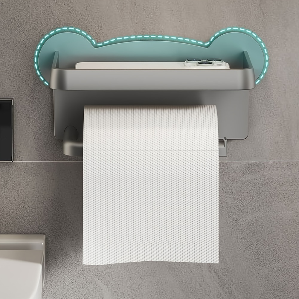 Porte papier toilette en plastique pour