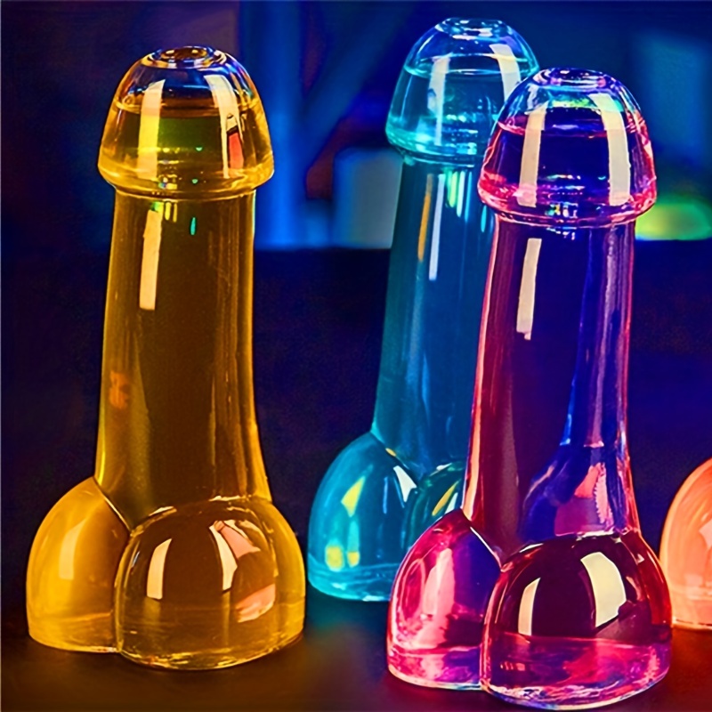 Penis Shape Cocktail Glass Dick Shape Wine Glass Clear Funny - Temu