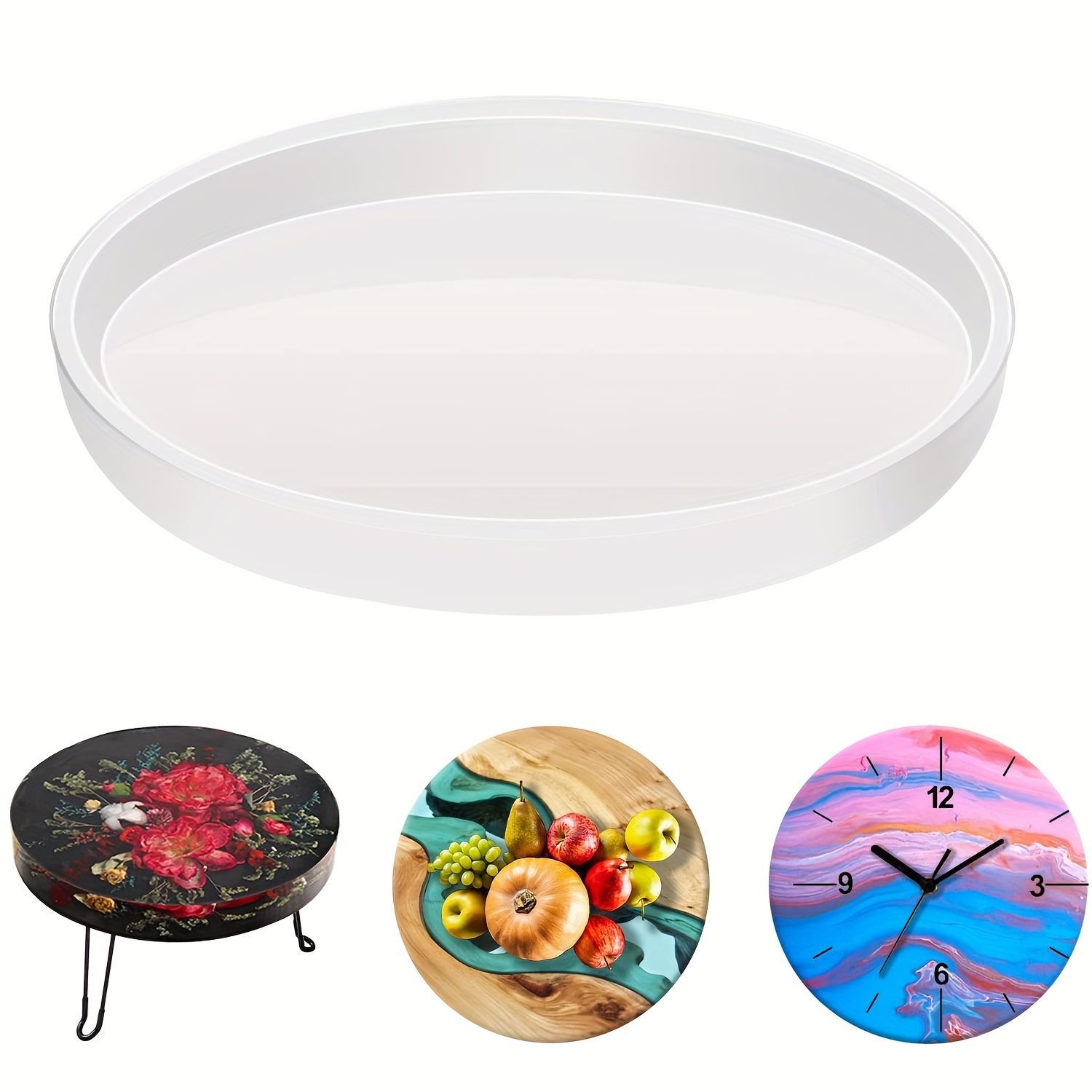 Extra Large River Table Resin Molds, Xl Round Table Silicone Molds