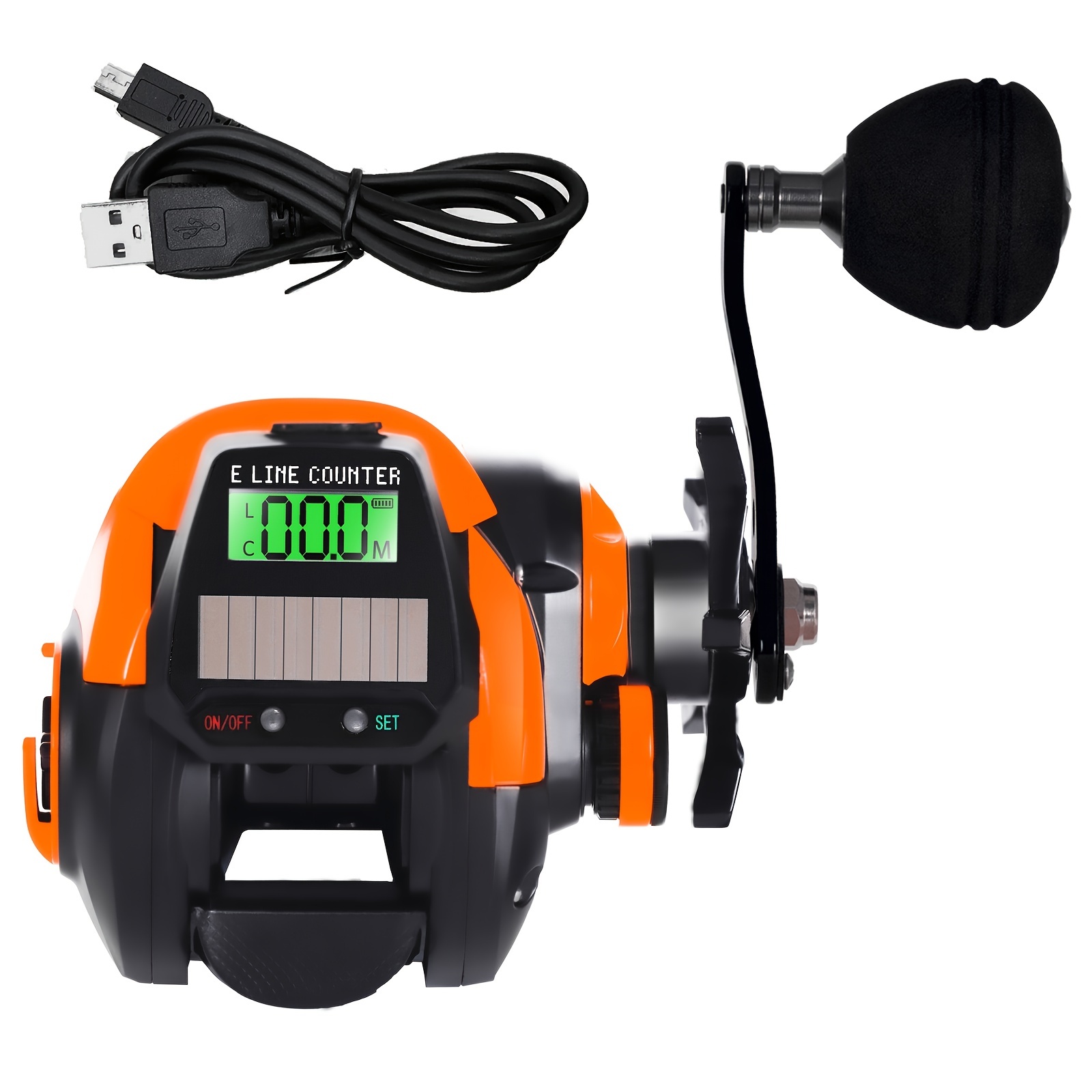 Led Screen Electronic Fishing Reel 7.2:1 Gear Ratio Aluminum - Temu Canada