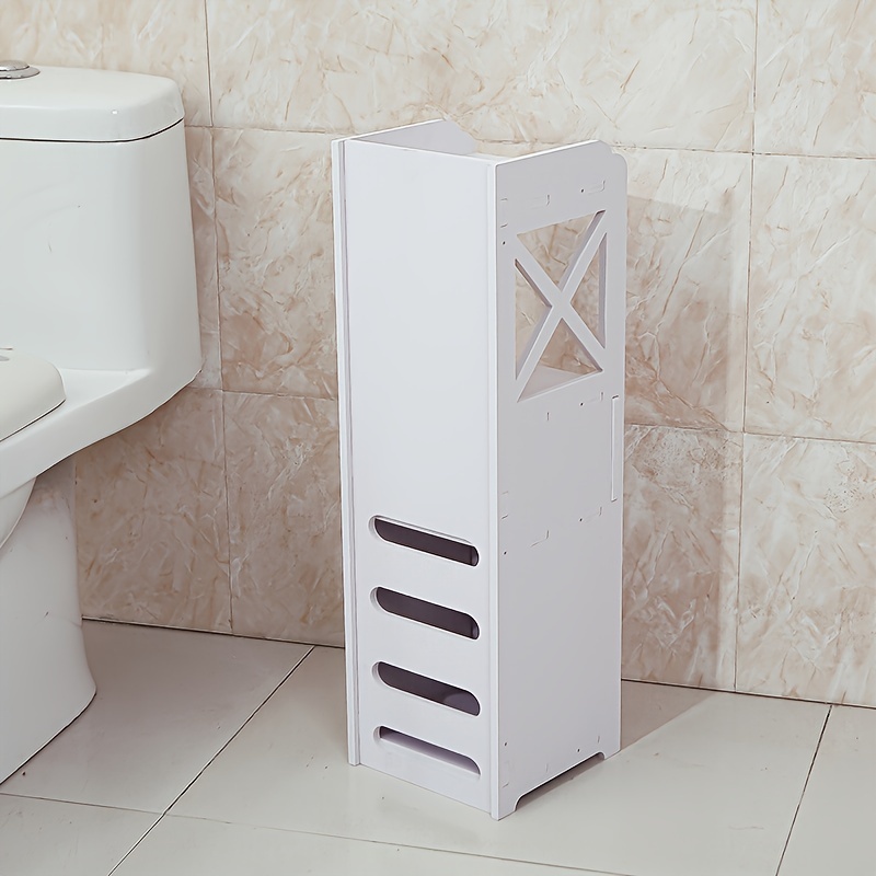 Simple Bathroom Corner Shelf Freestanding Bathroom Storage - Temu