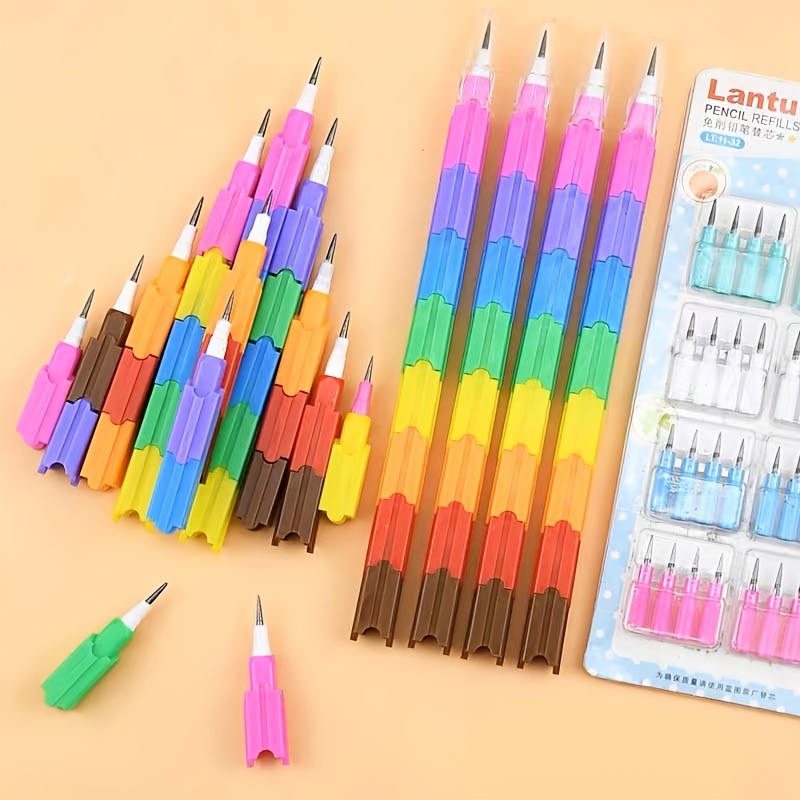 Crayon Magique Flexible Coloré Avec Gomme Pour Enfants, 3 Pièces - En Bois  Plomb Crayons - AliExpress