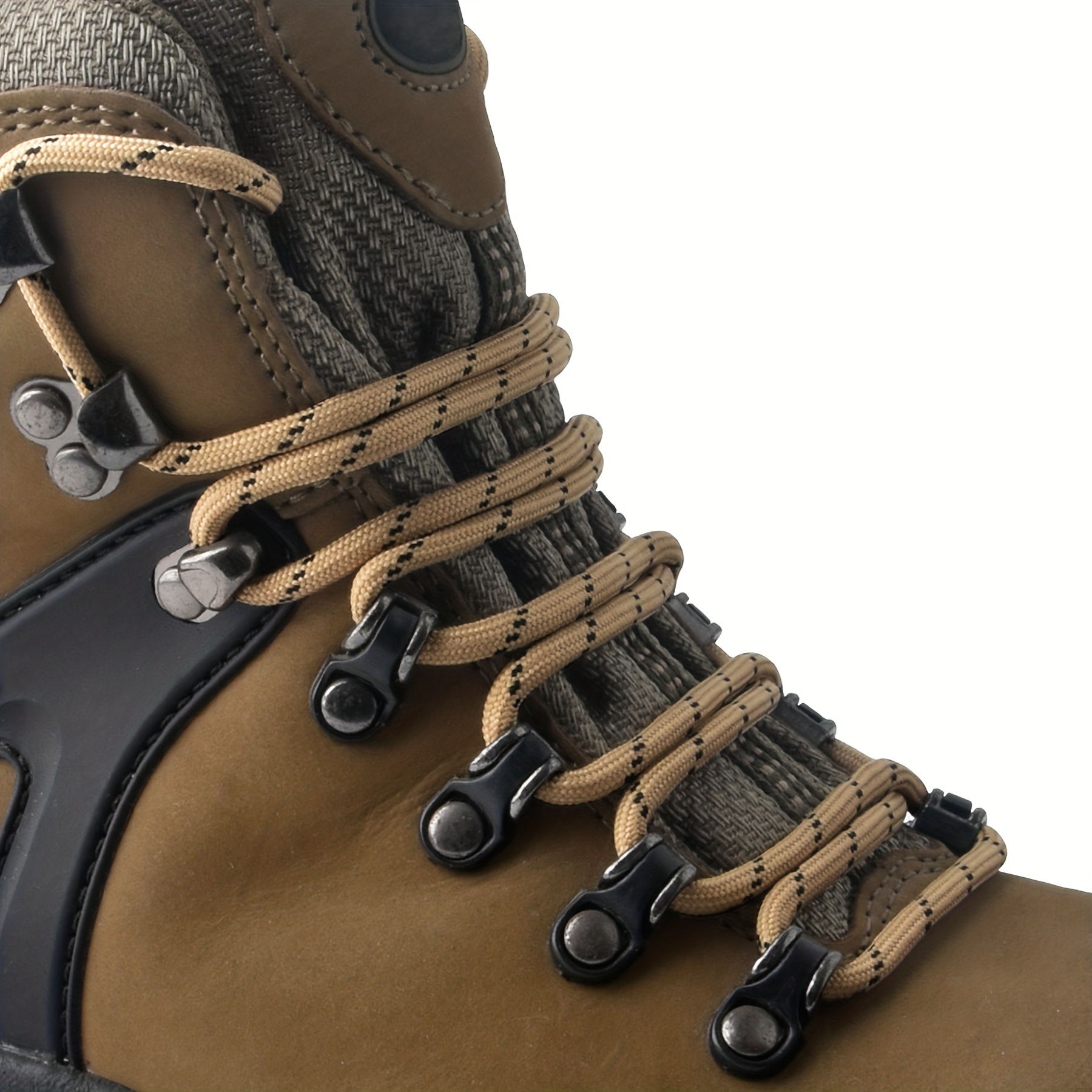 Trenzas Cordones Redondos para Botas / Cordones Reforzados y Duraderos para  zapatos Casuales / Calzado de Seguridad y Zapatos de Senderismo – 5 mm  Diámetro T.8849 – CAT