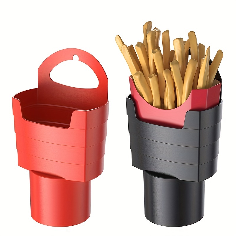 Porte-pommes support à frites de voiture + 2 porte-sauces + 4 pièces boîte  à sauce