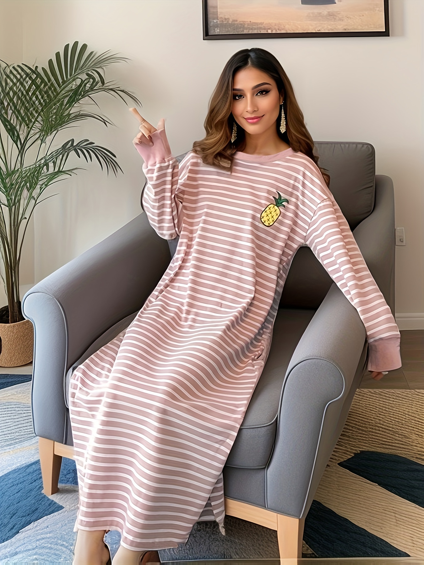 Women Pajama Dress - Temu Canada