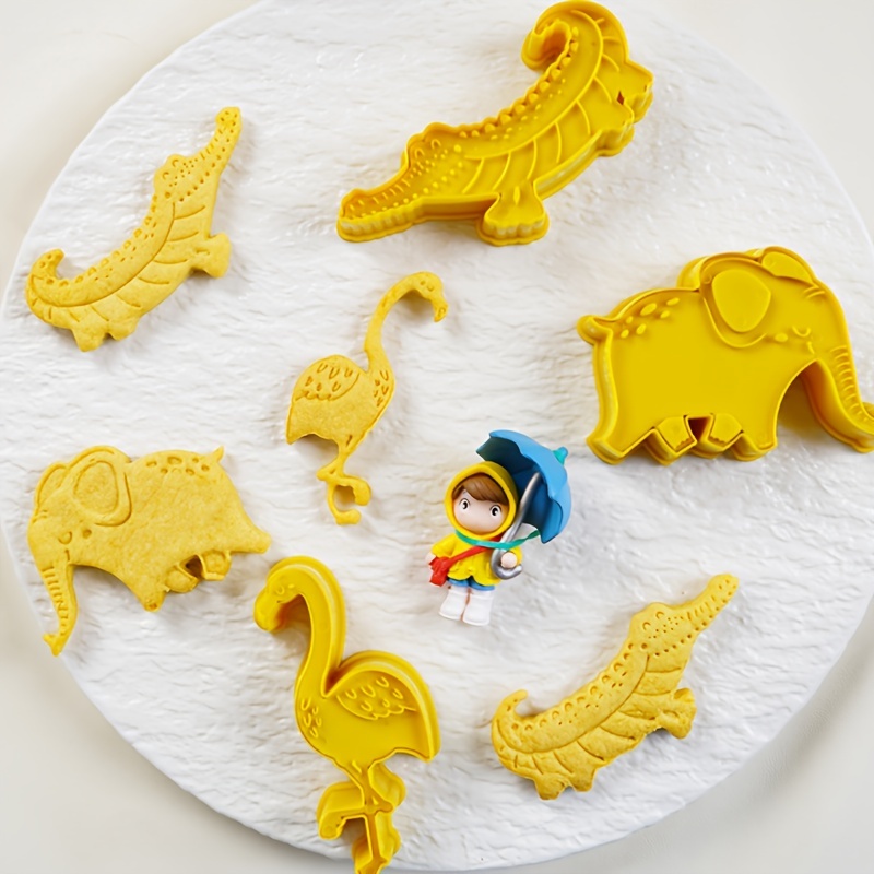 8 Pezzi Formine Biscotti Animali Cartoni Animati Set - Temu Italy