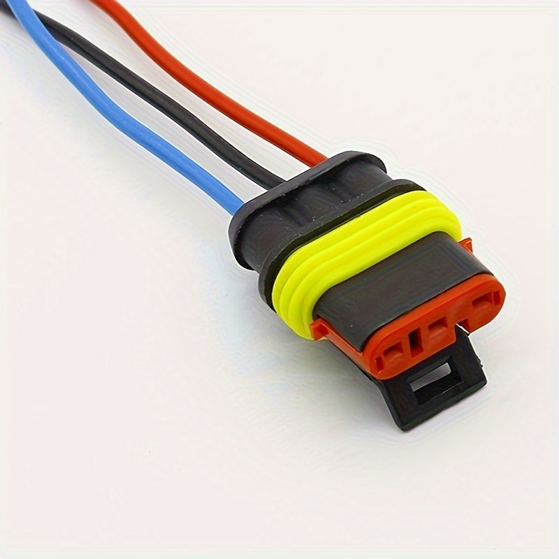 5 Juegos Cable Eléctrico Impermeable Sellado 2 Pines Conector Ul1015 Awg16  Conectores Automáticos Cable - Industrial Comercial - Temu