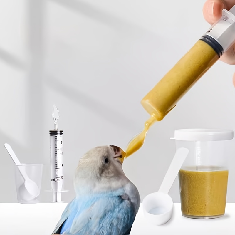 Bird Baby Feeder Plastic Feeding Tool Pet Milk Needle