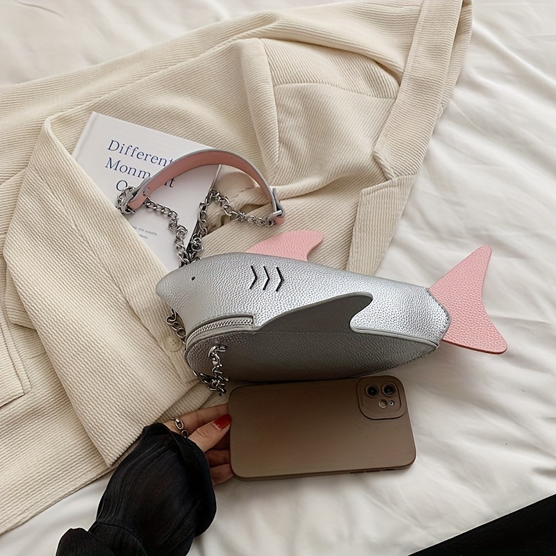 Creative Design Shoulder Bag - Shark Shaped Design - Kawaii