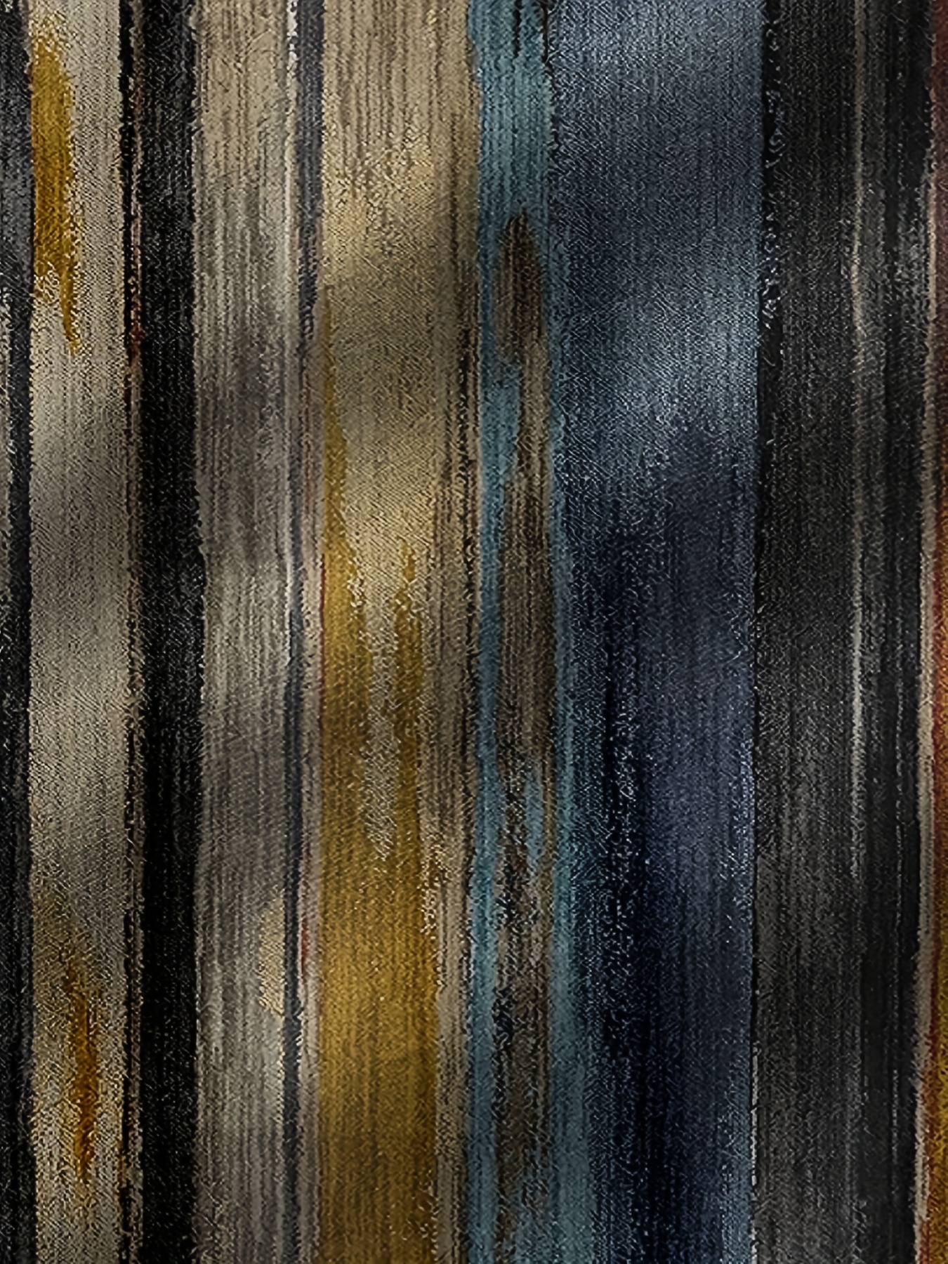 Men's Retro Striped Button-Up Shirt 0130, PLUS SIZE