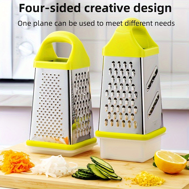 Cheese Grater Stainless Steel Box Grater Cheese Grater With - Temu