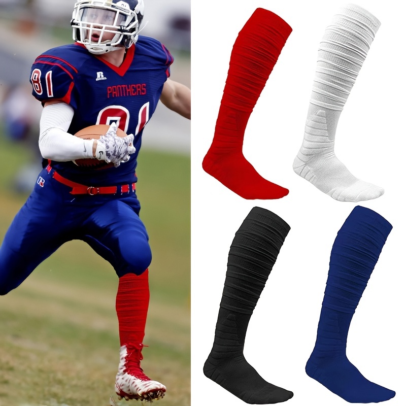 Men Ultra-thin Seamless Sports Socks Knee High Breathable Long Football  Stocking