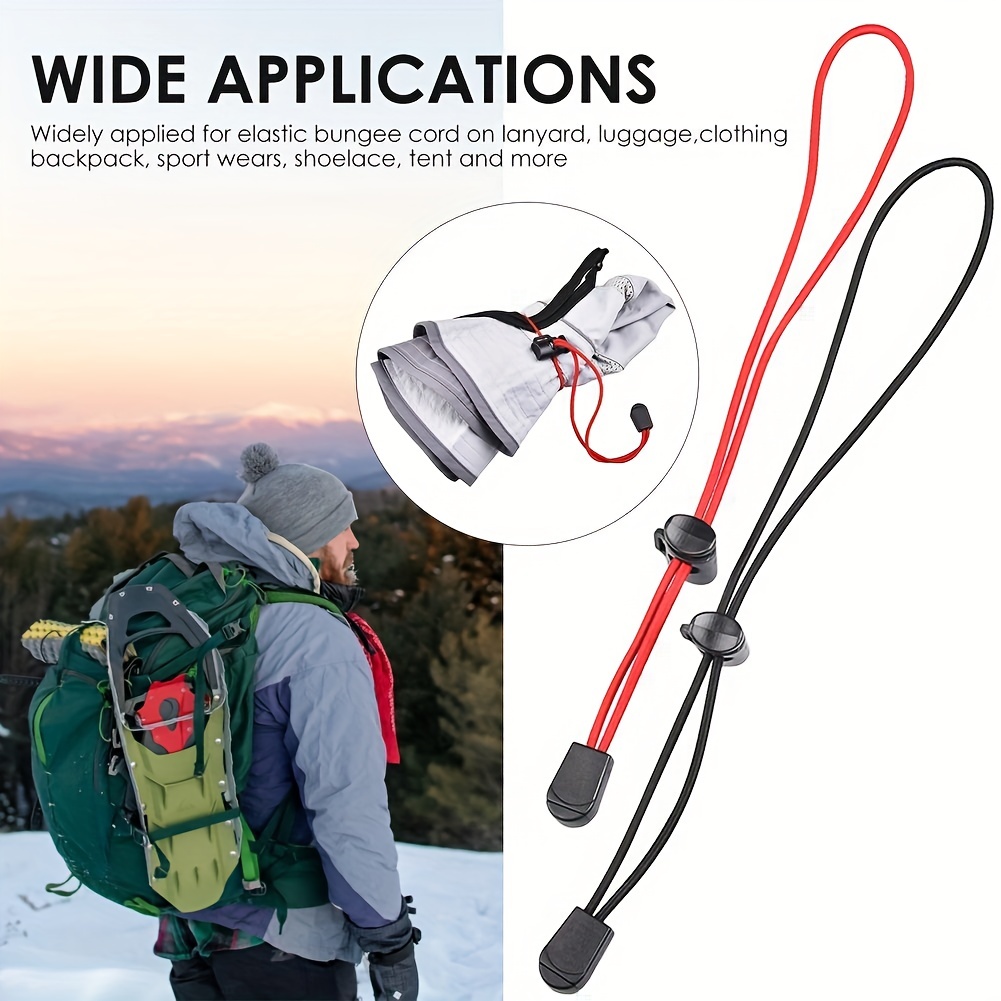 Top Outdoor Hiking Camping Plastic Retractable Tether Secure Lock