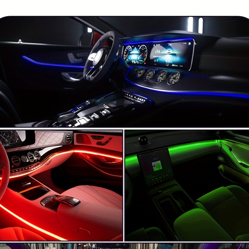 RGB 8Farben Auto Atmosphärenlicht Faser Optik Kaltlicht 5V - Temu