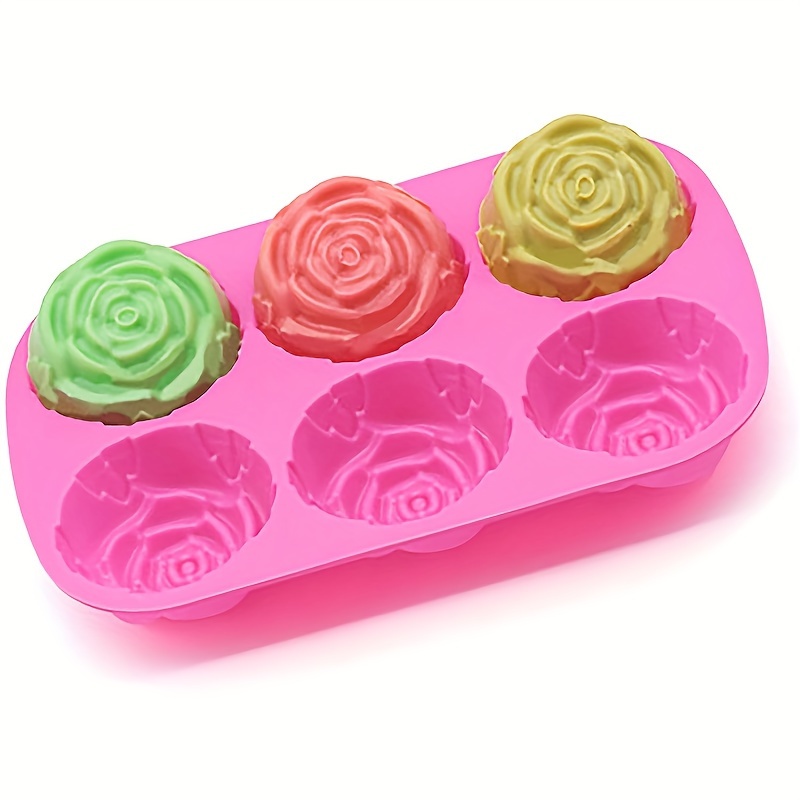 Rose Flower Cake Mold 3d Silicone Mold Heat Resistant - Temu