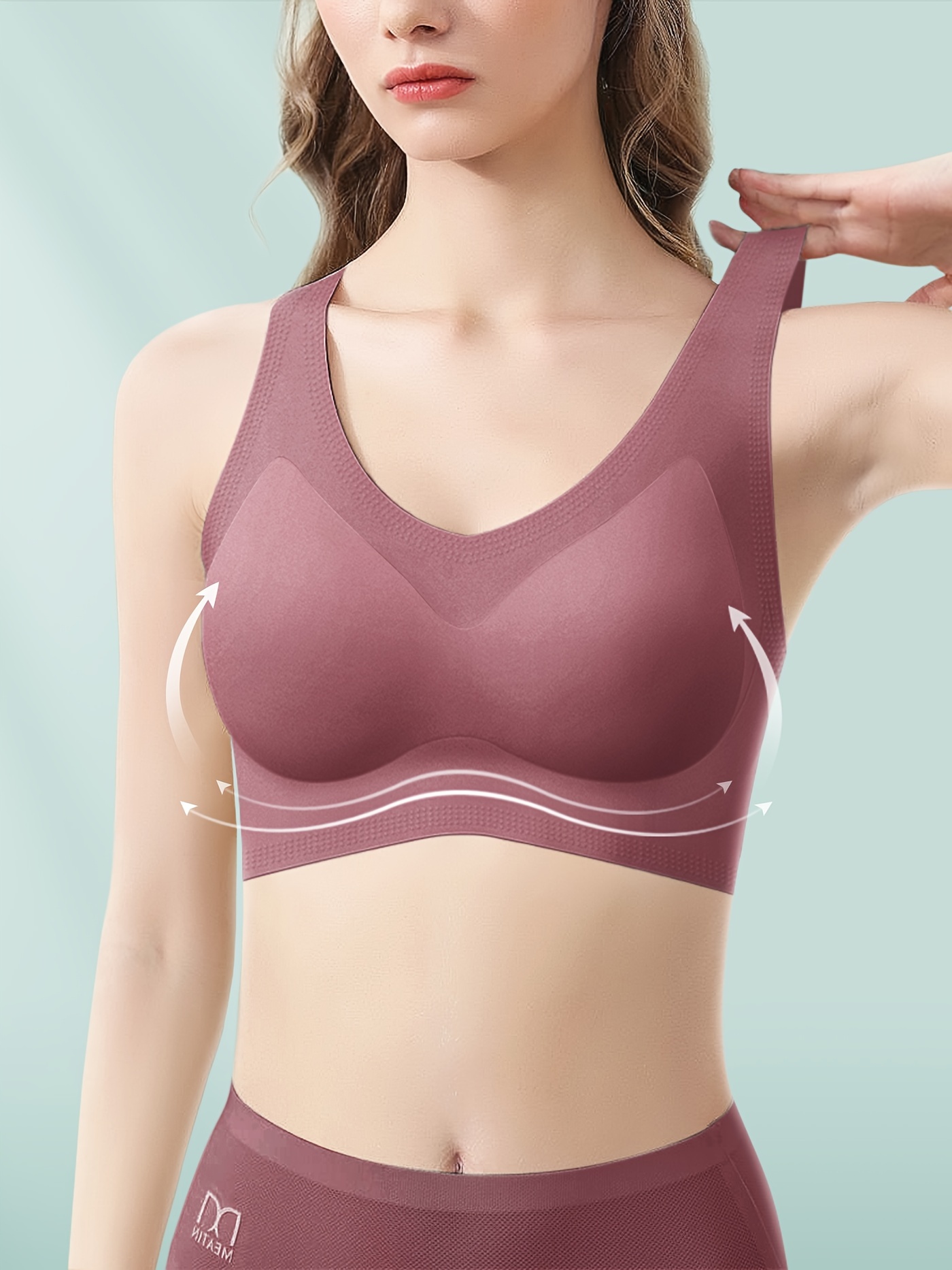 Seamless Vest Sports Bras Soft Comfy Full Coverage Intimates - Temu