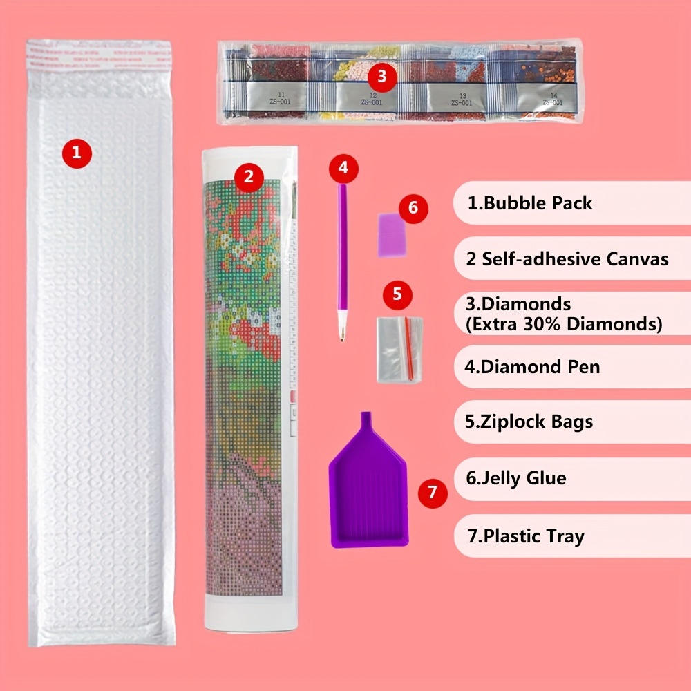 12 Pack Diamond Painting Kits for Adults&Beginners 5D Full Drill Diamond  Art Kit