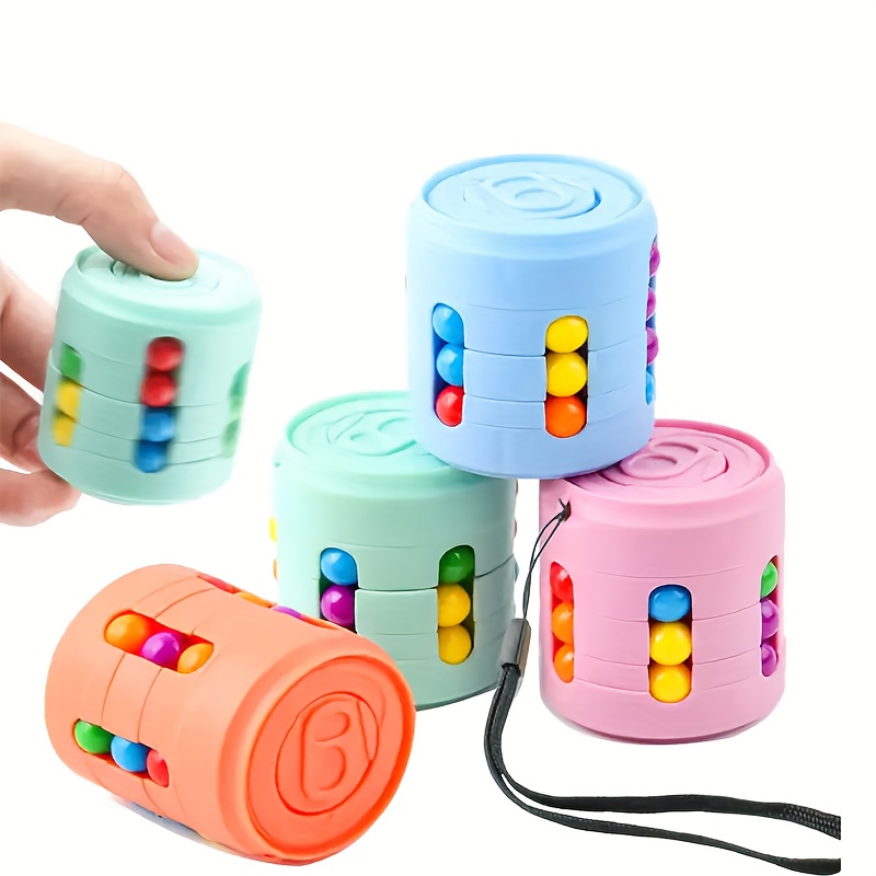 Métal Pinball Jouets éducatifs Perles magiques rotatives Jouets du bout des doigts  pour soulager Multicolor
