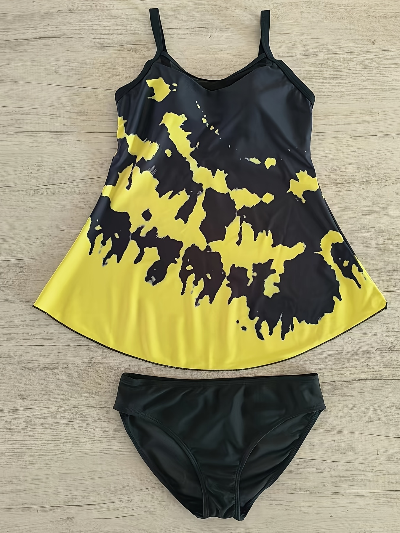 Tie Dye Tankini Set for Women