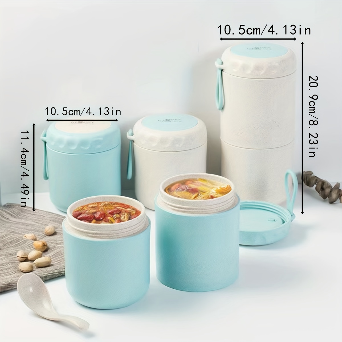 Soup Jar Food Container Food Jar With Lanyard For Hot Cold - Temu