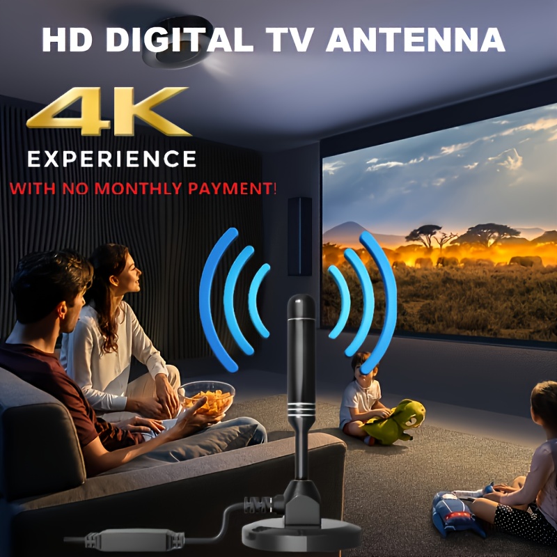 Antena Hd Portátil Moderna 2023: ¡obtenga 4k 1080p - Temu
