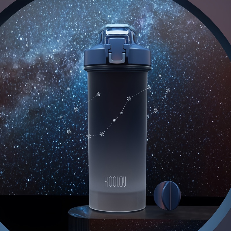 Leak proof Protein Shaker Bottle With Detachable Straw And - Temu