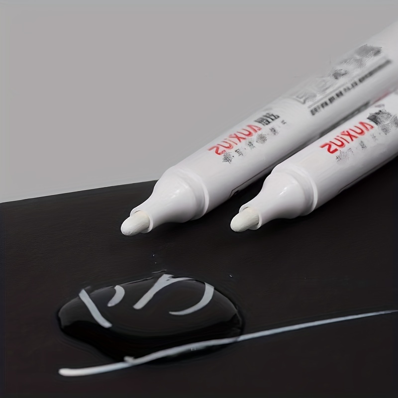 White Mark Pen Fine Head Does Not Fall Color Waterproof - Temu