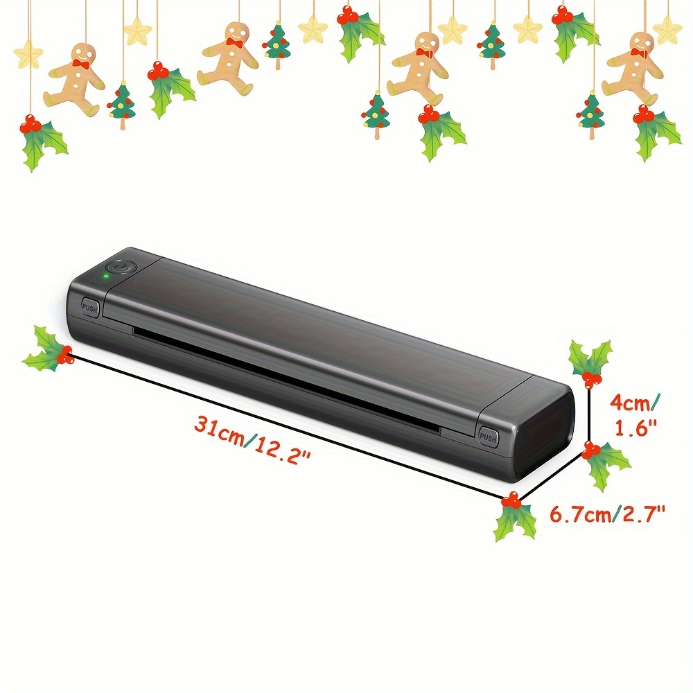 Phomemo P831 Portable Printer Bluetooth A4 Paper Printer Support Regular  Copy Paper Inkless Wireless Thermal Transfer