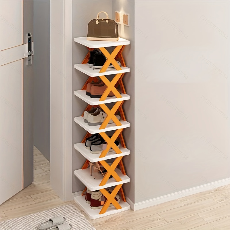 Stackable Shoe Shelf For Small Spaces - Easy To Assemble And Organize Your  Footwear - Temu Germany