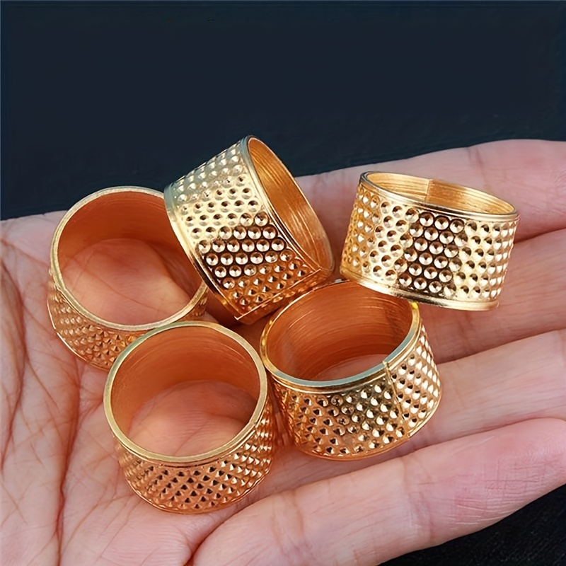 Copper Sewing Thimble Metal Thimble For Sewing Finger - Temu