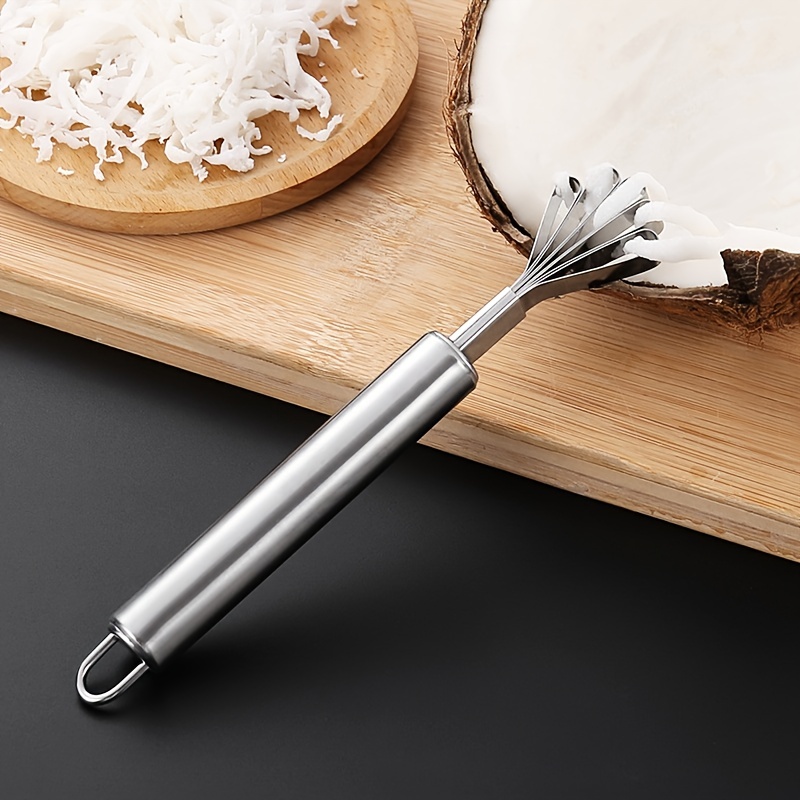 Coconut Shaver Stainless Steel Kitchen Fruit Tool Fish Skin Scale