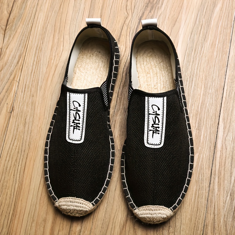 Men's Espadrille Shoes, Casual Slip-on Shoes, Comfortable Walking Shoes -  Temu