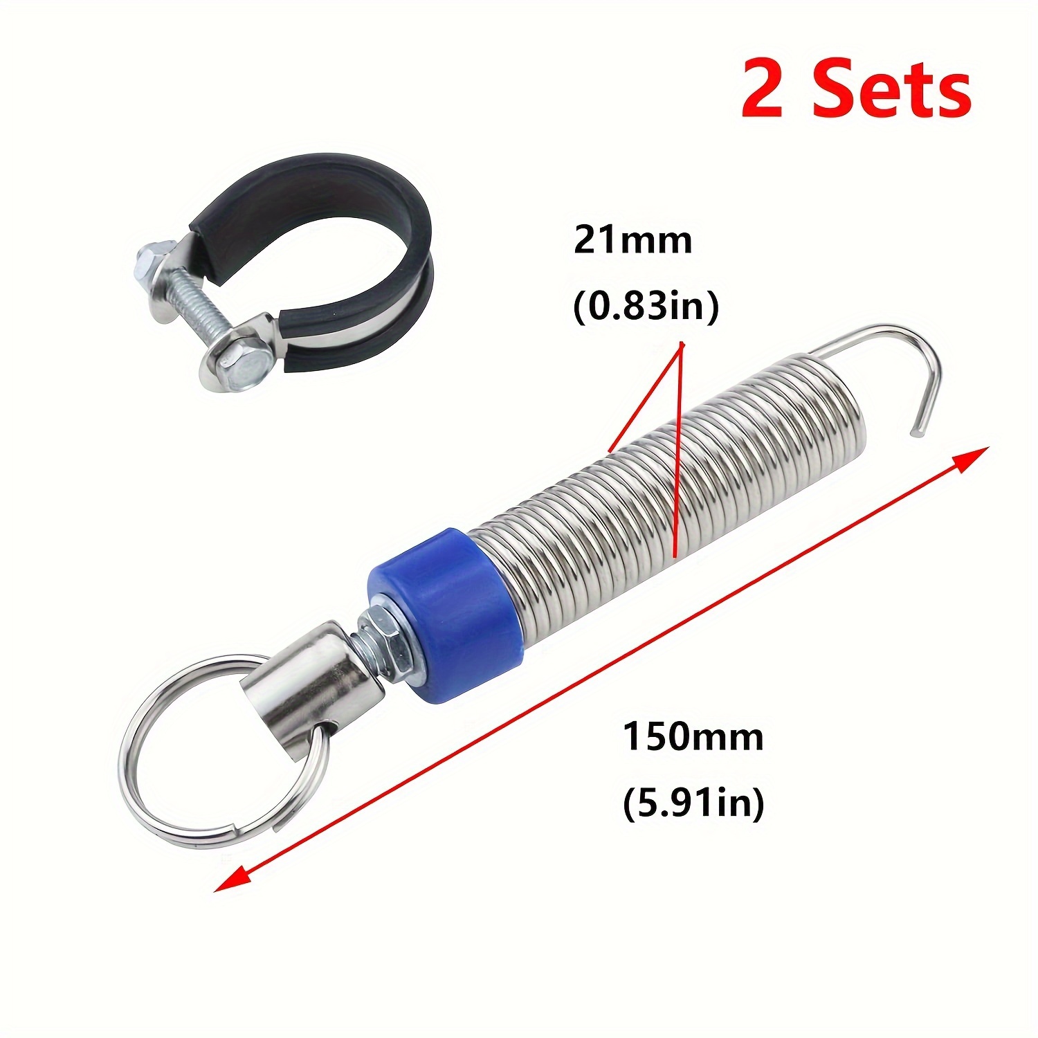 Tefola 2Pcs Car Trunk Springs, Adjustable Boot Lid Automatic Lifting Spring  Device Tool, Stainless Steel Vehicle Accessories for Open Trunk Easily