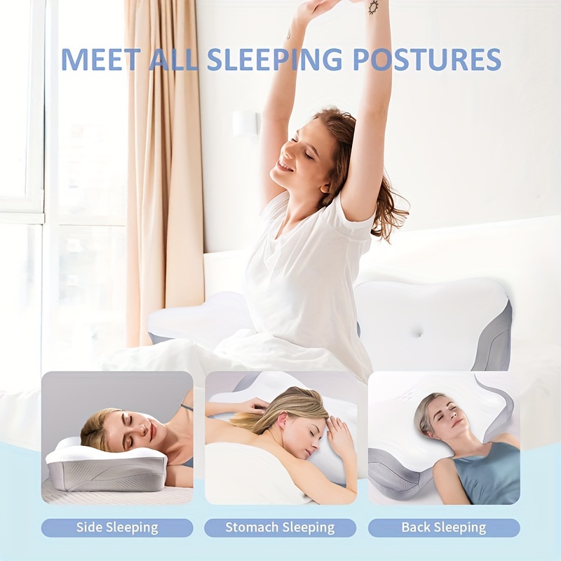 Cervical Neck Pillow For Sleeping Ergonomic Design Meets - Temu