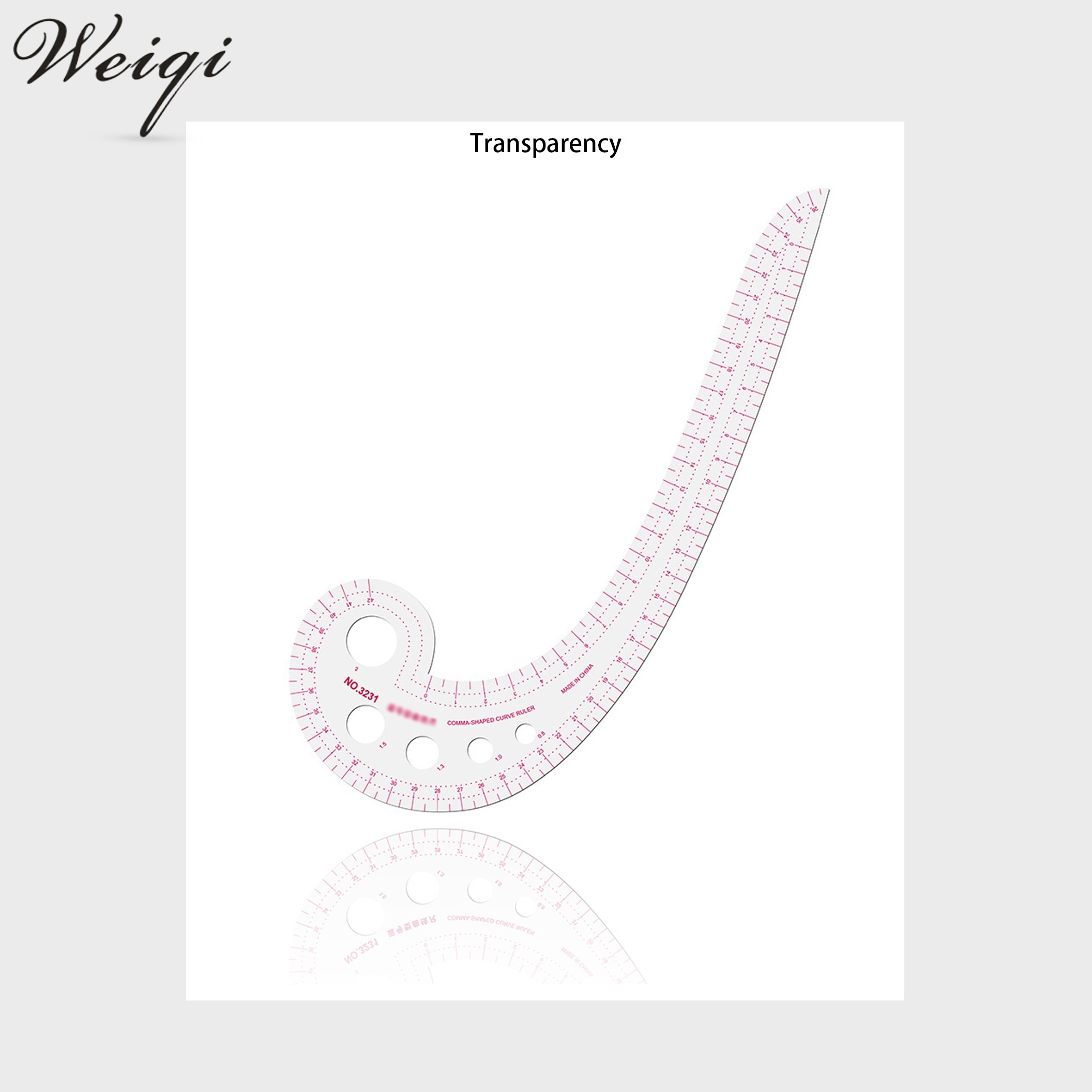 Plastic Sewing Ruler Cutting Splicing Mold Seam Patchwork Measurement Tailoring