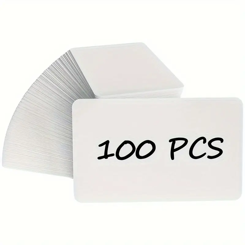 Blank Business Cards Premium Blank White Cards Small Blank - Temu