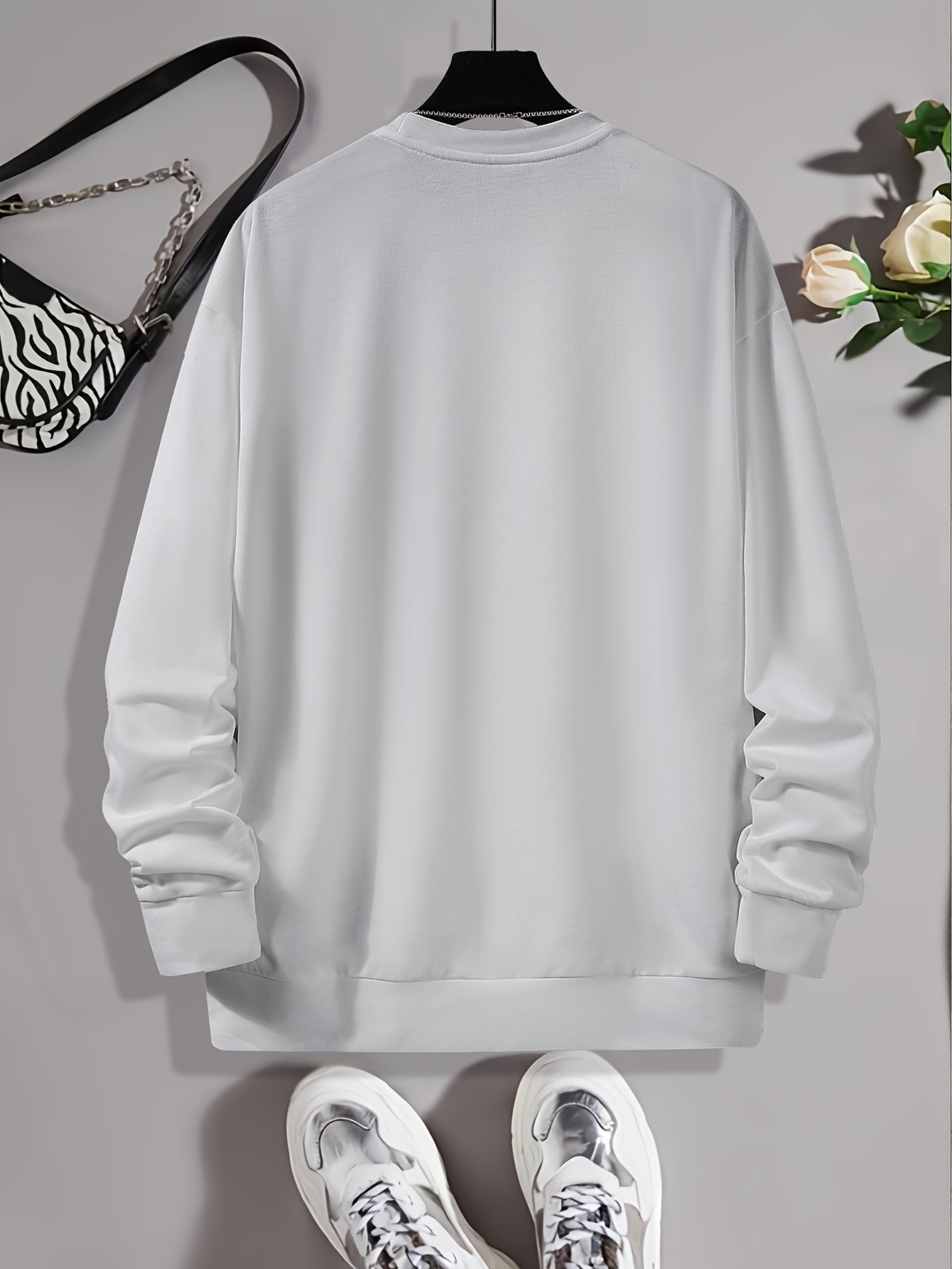 Men's Crew Neck Sweatshirt Pullover Men King Spades Print - Temu