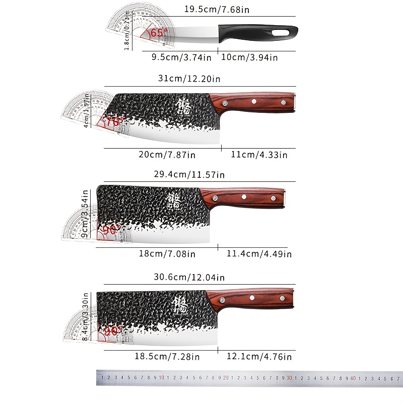 7.87in Sharp Kitchen Knife Chef's Knife Japanese Stainless Steel